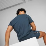 4k Puma 847382-16 Essentials+ Tape Men's Tee - Dark-Night